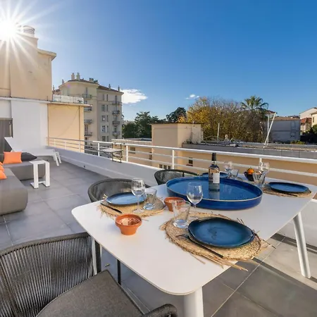 06az - With Terrace - 10min From Palais * 戛纳