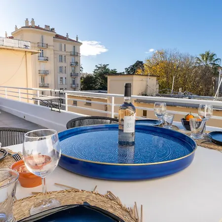 06az - With Terrace - 10min From Palais Apartment Cannes