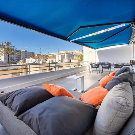 06az - With Terrace - 10min From Palais Apartamento Cannes